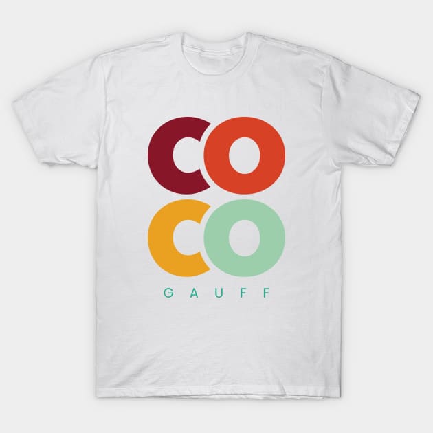 Coco Gauff T-Shirt by graphictone